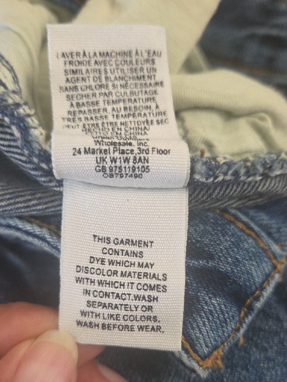 We The Free by Free People Blue Denim Jeans 👖 Size 29 - Picture 6 of 11